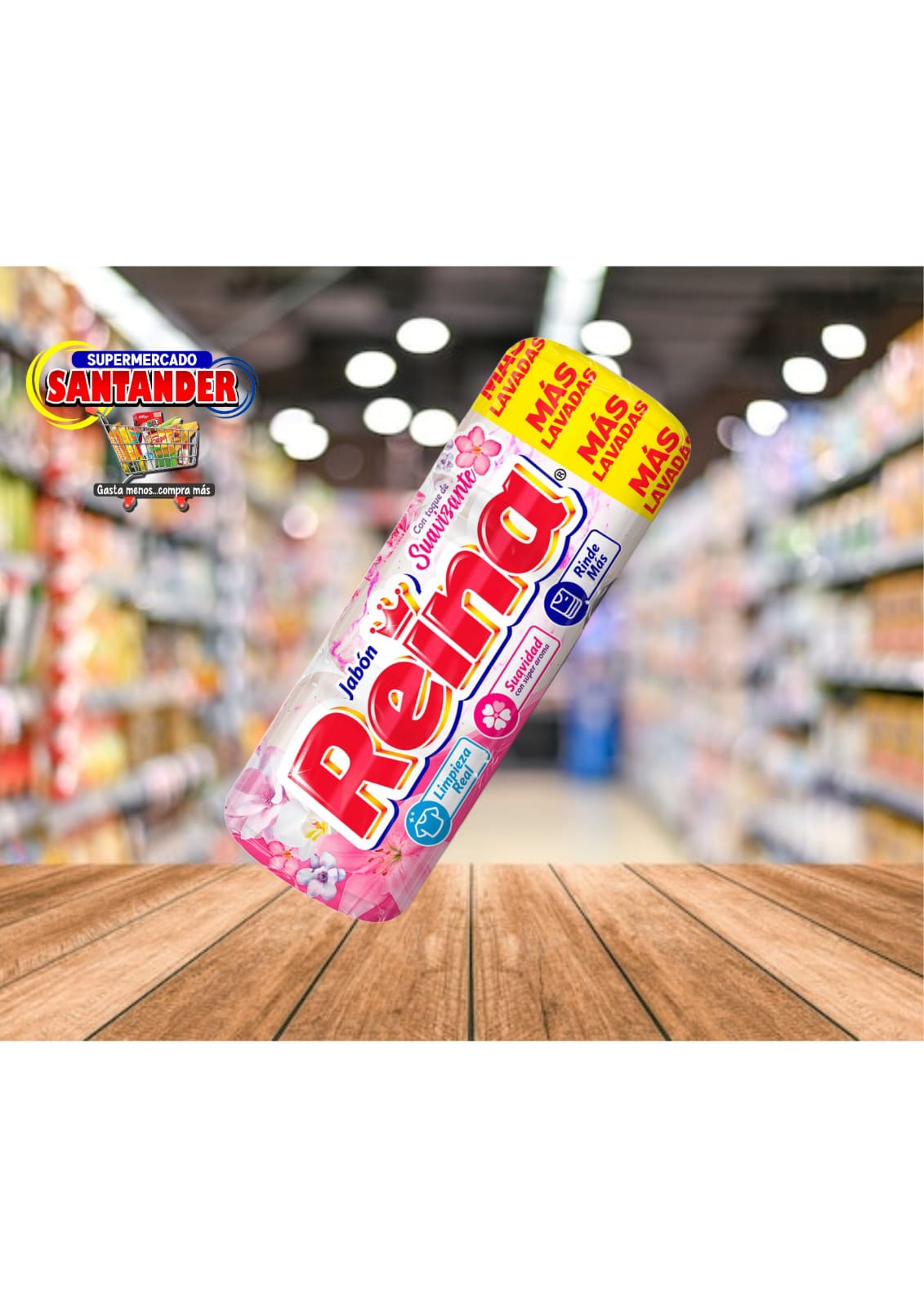 Jabon Reina con un Toque de Suavisante