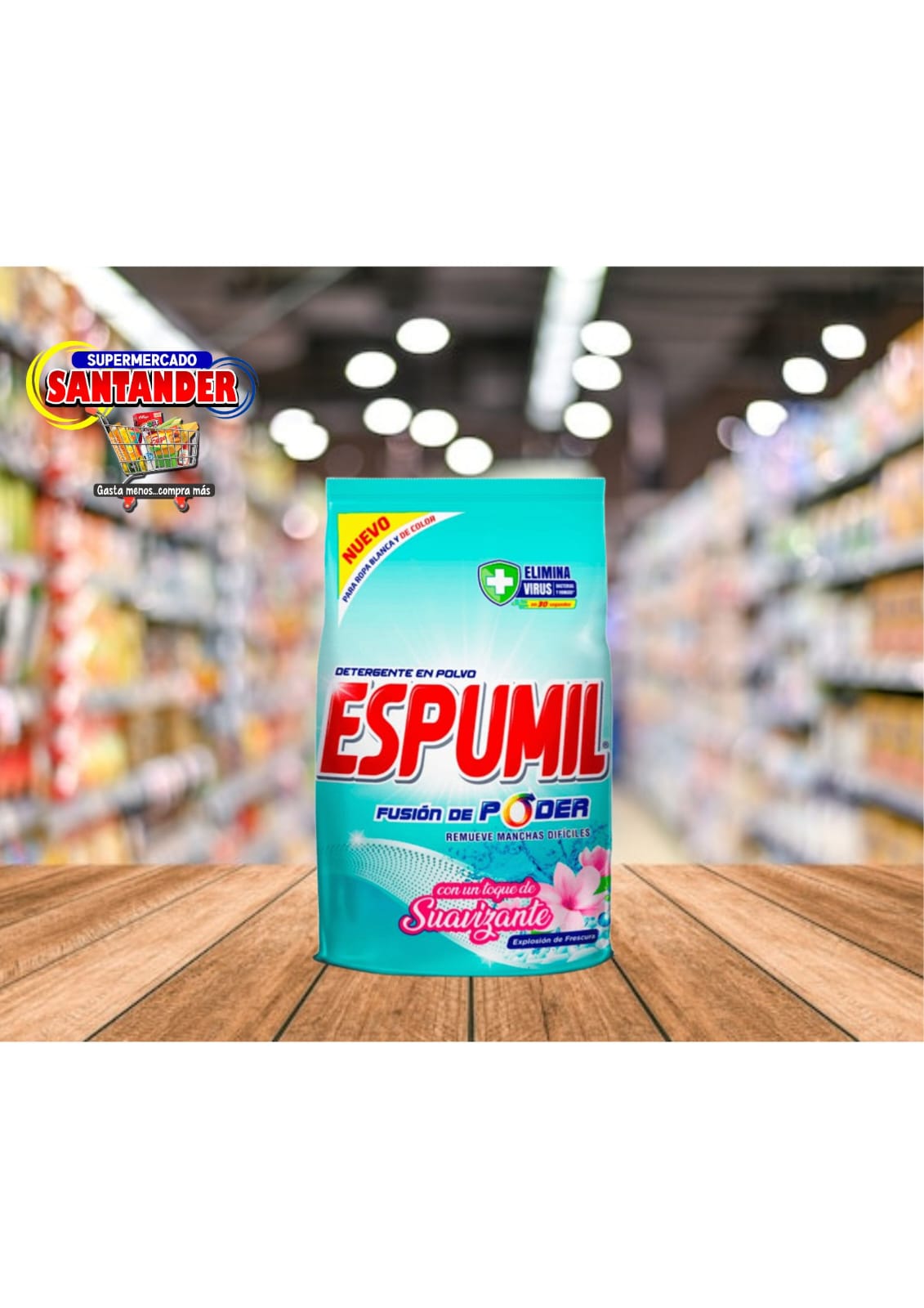Detergente en Polvo Explosión de Frescura Espumil 1kg