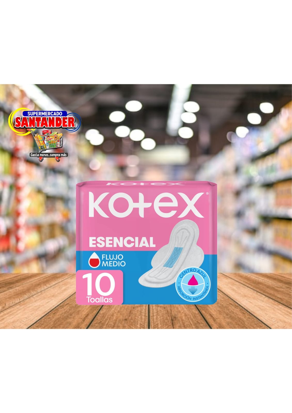 Kotex Esencial con Alas Pack