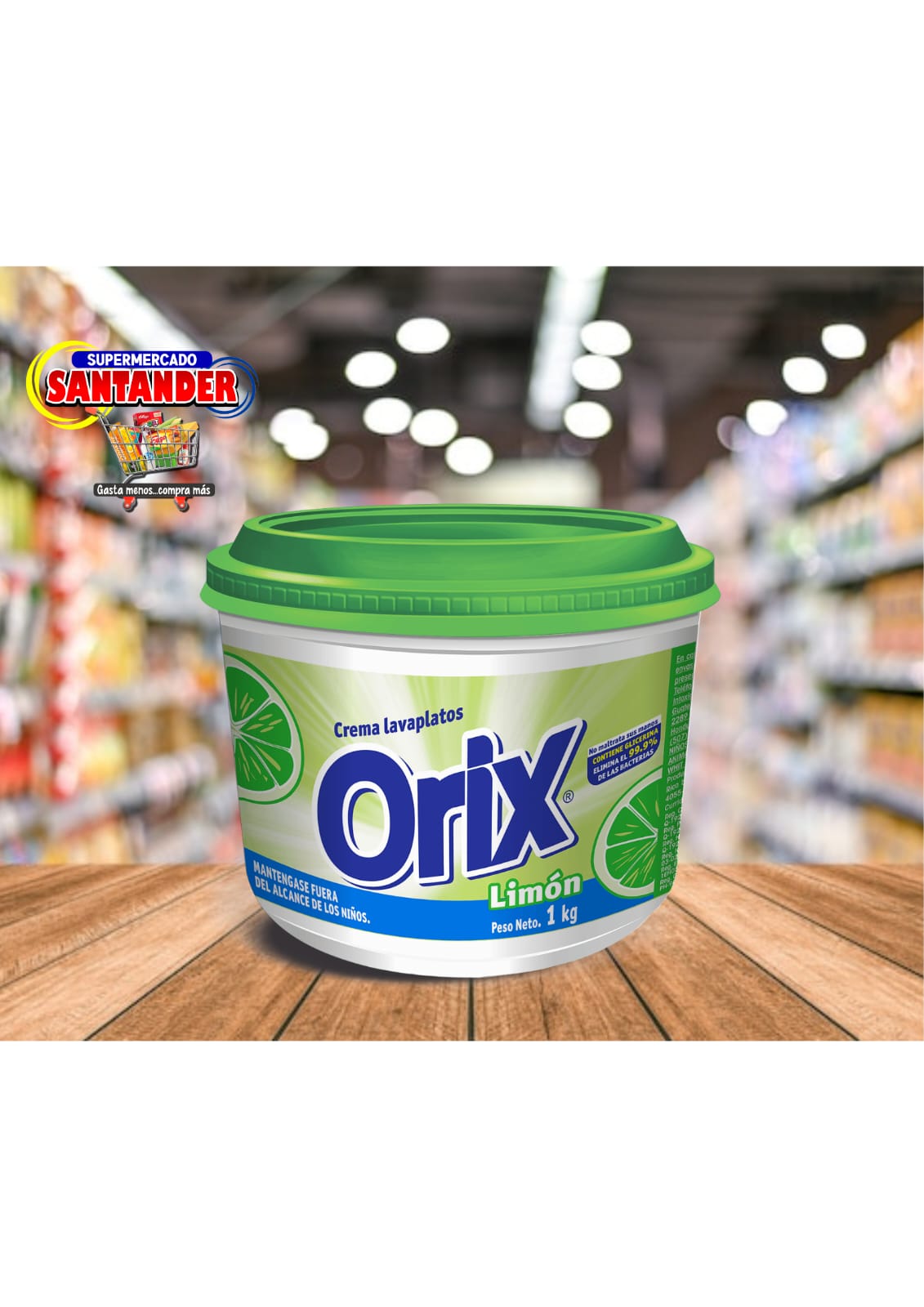 Lavaplatos Orix Limon 1kg
