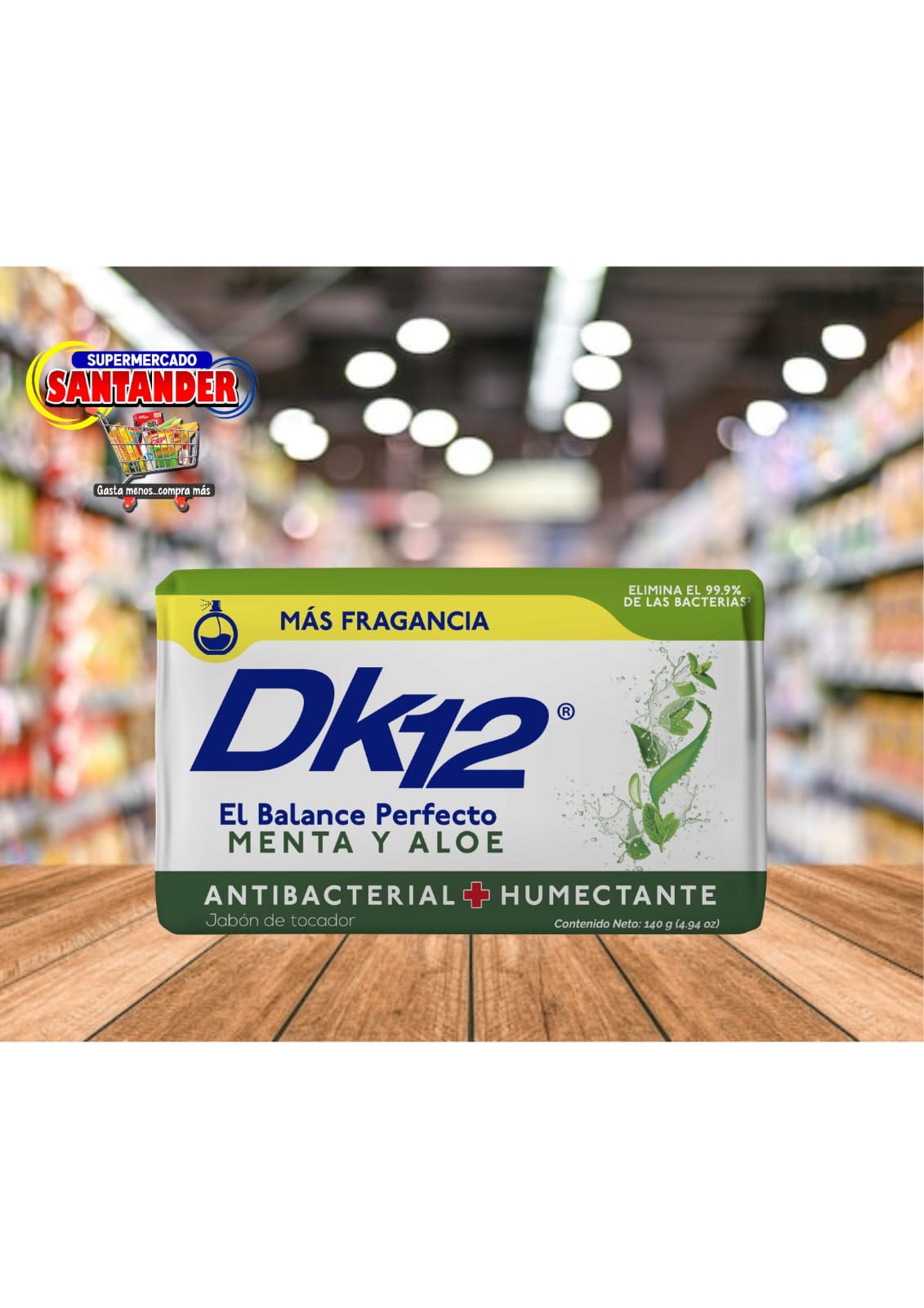 Jabon DK12 Menta y Aloe