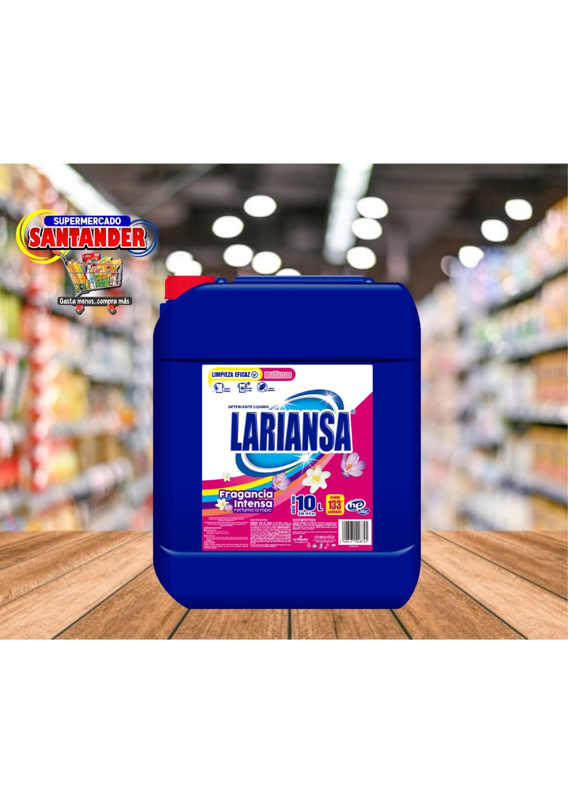 Detergente Liquido Lariansa Bicarbonato 10L