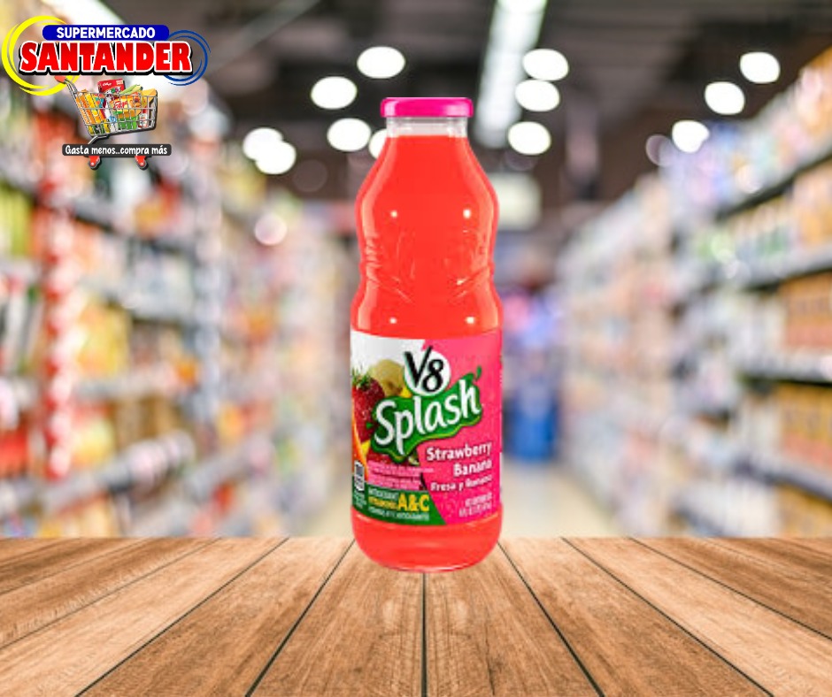 Splash V8 StrawBerry Kiwi  473ml