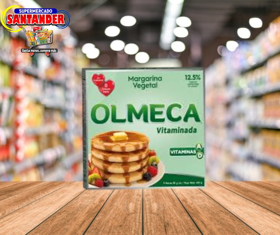 Margarina Vegetal Olmeca 400Gr.