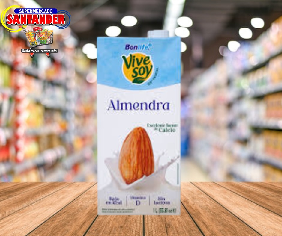 Leche de Almendra Vive Soy Natural - 1 L