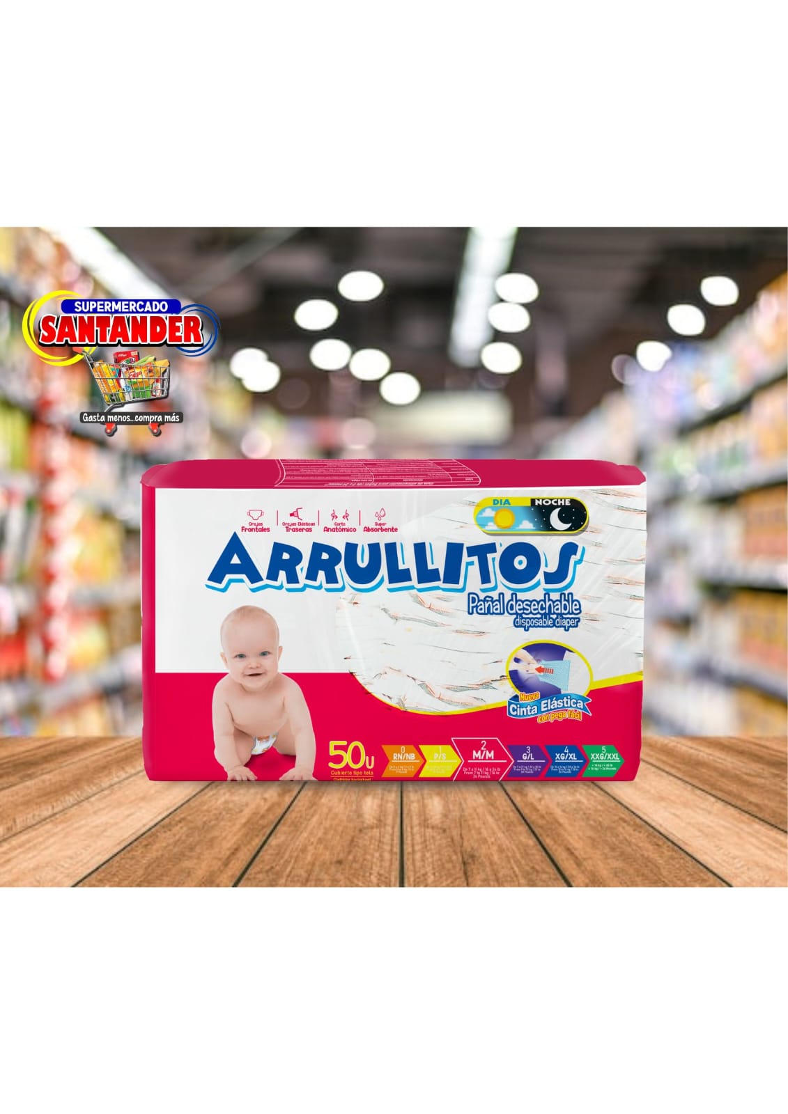 Pañal Arrullitos Talla M