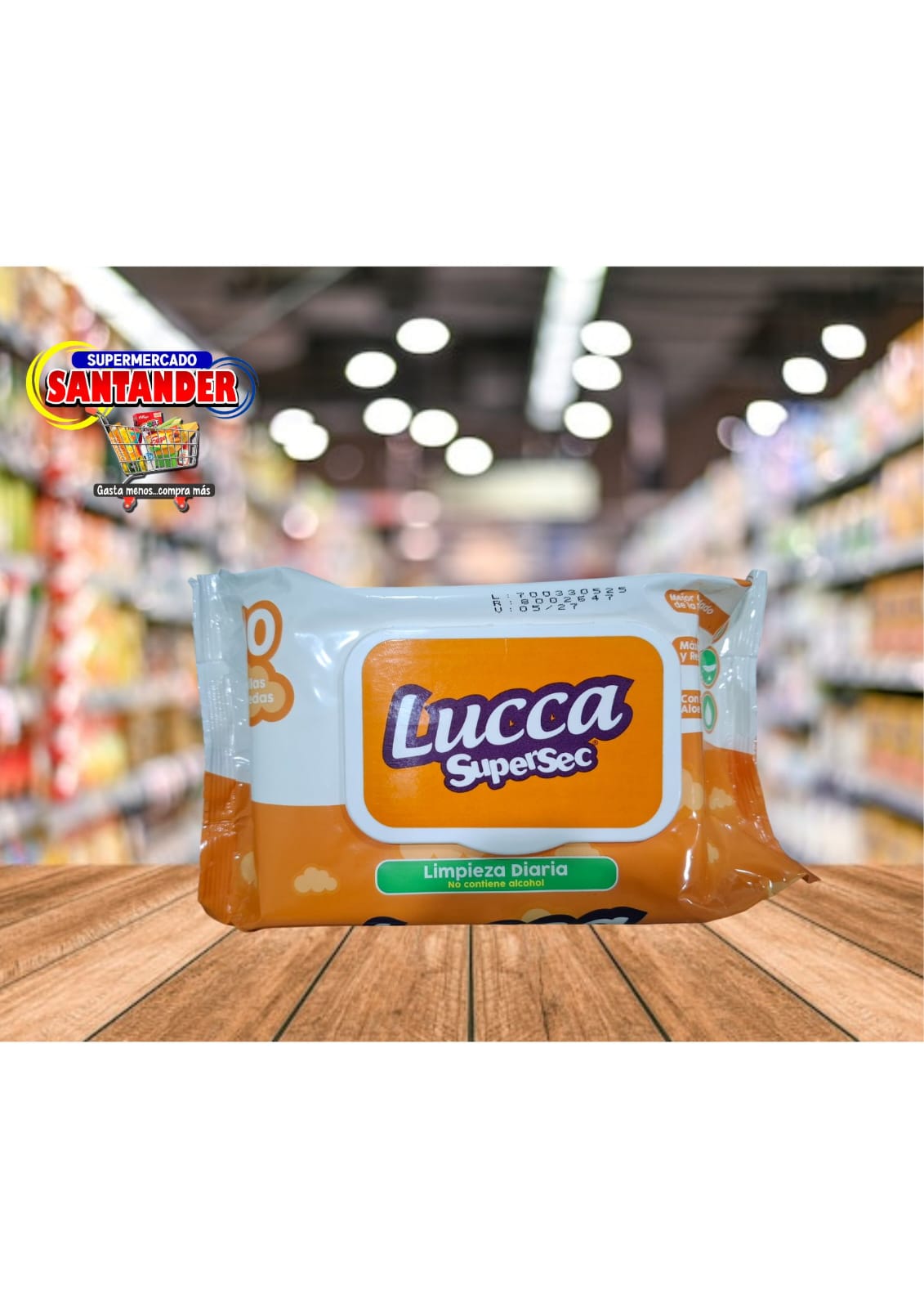 Toalla  Humeda Lucca Supersec 