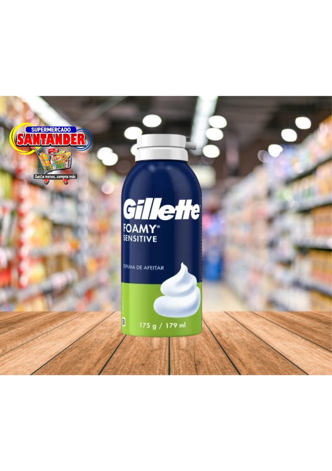 Gillette Foamy Espuma para Afeitar 175G