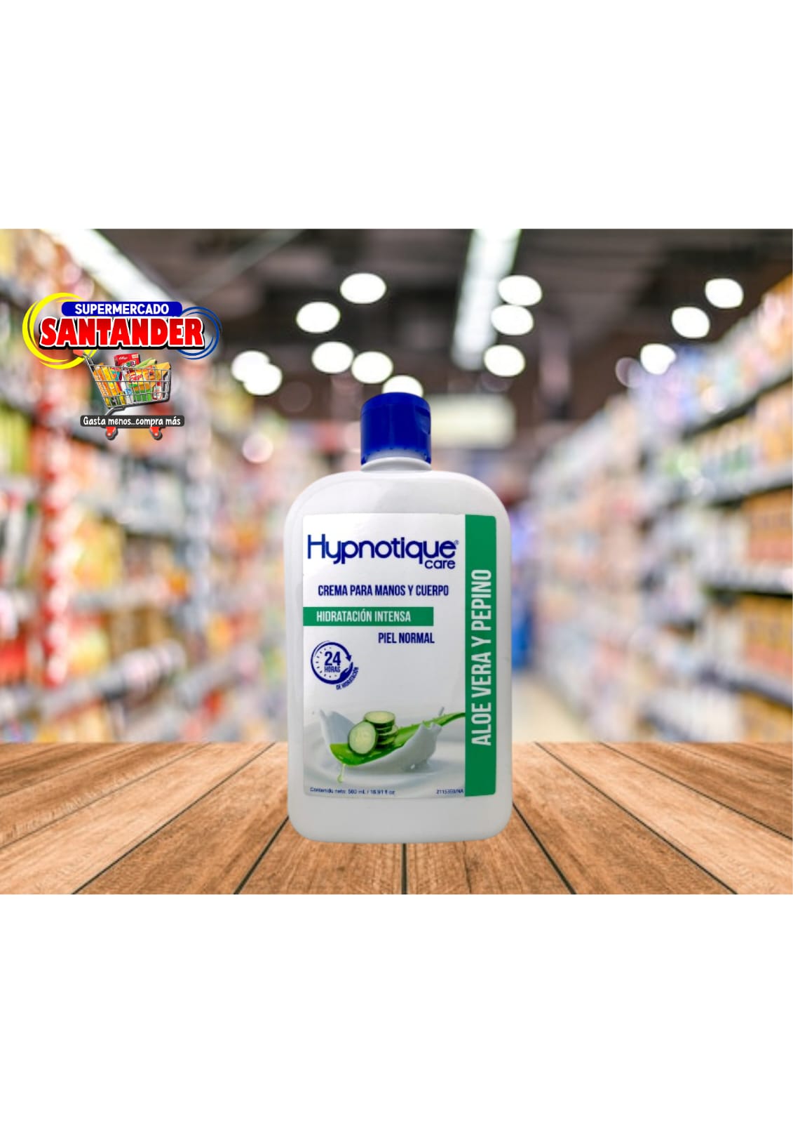 Crema para Manos y Cuerpo Hypnotique Care Aloe Vera y Pepino