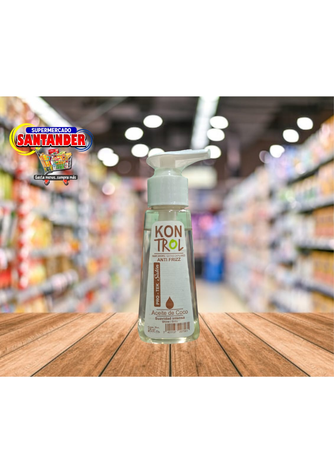 Gota Capilar Kontrol Anti Frizz Aceite de Coco