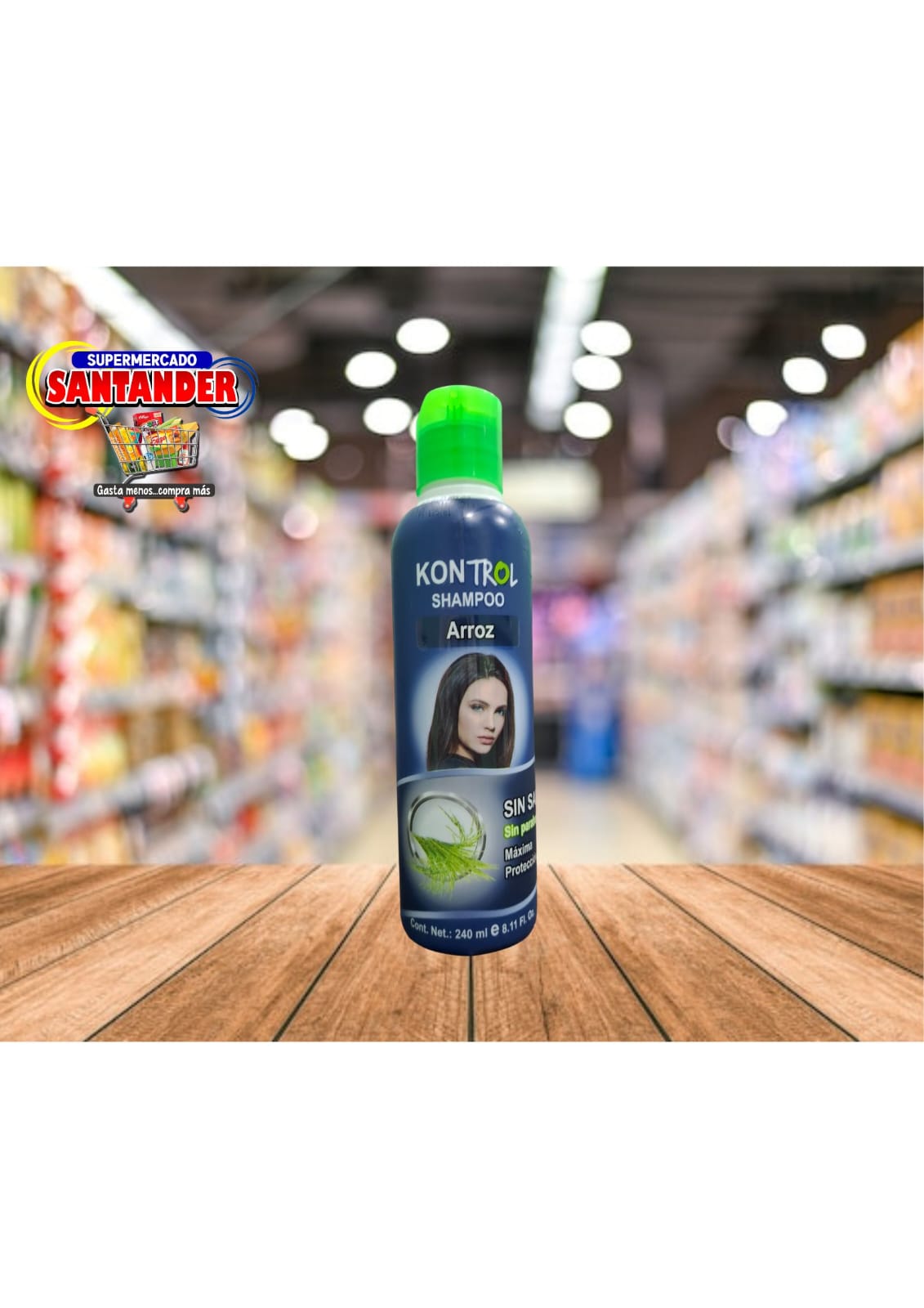 Shampoo Kontrol de Arroz de 240 ML