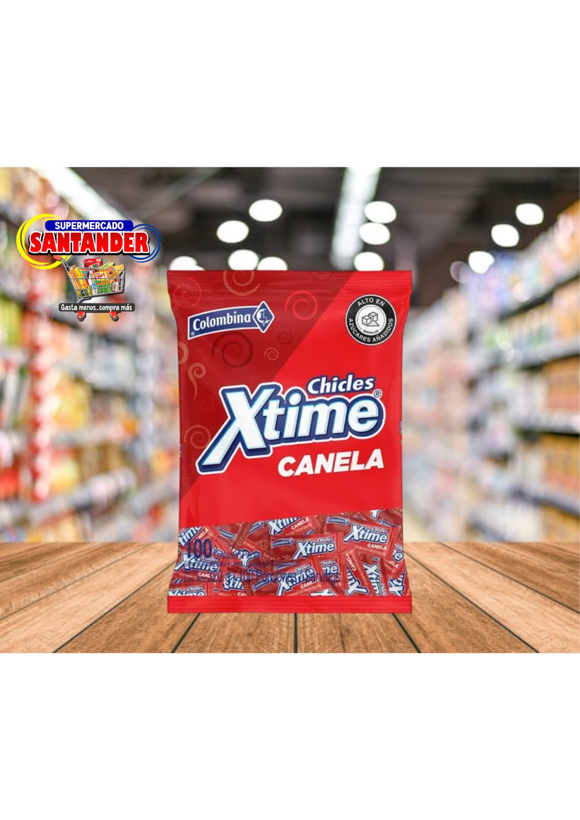 Bolsas de Chicles Xtime Canela