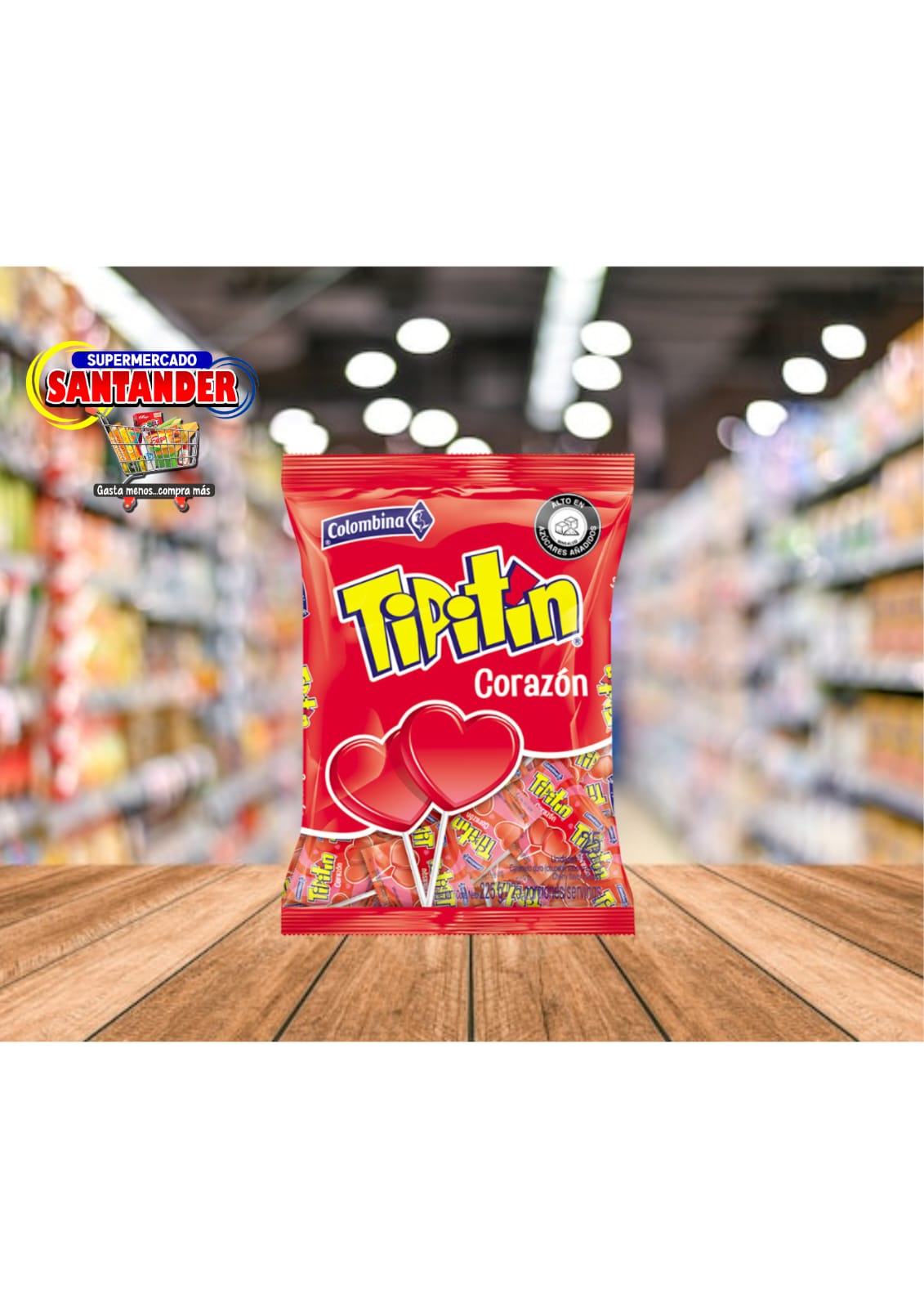 Bolsas de Tipitin Corazon  Colombina 