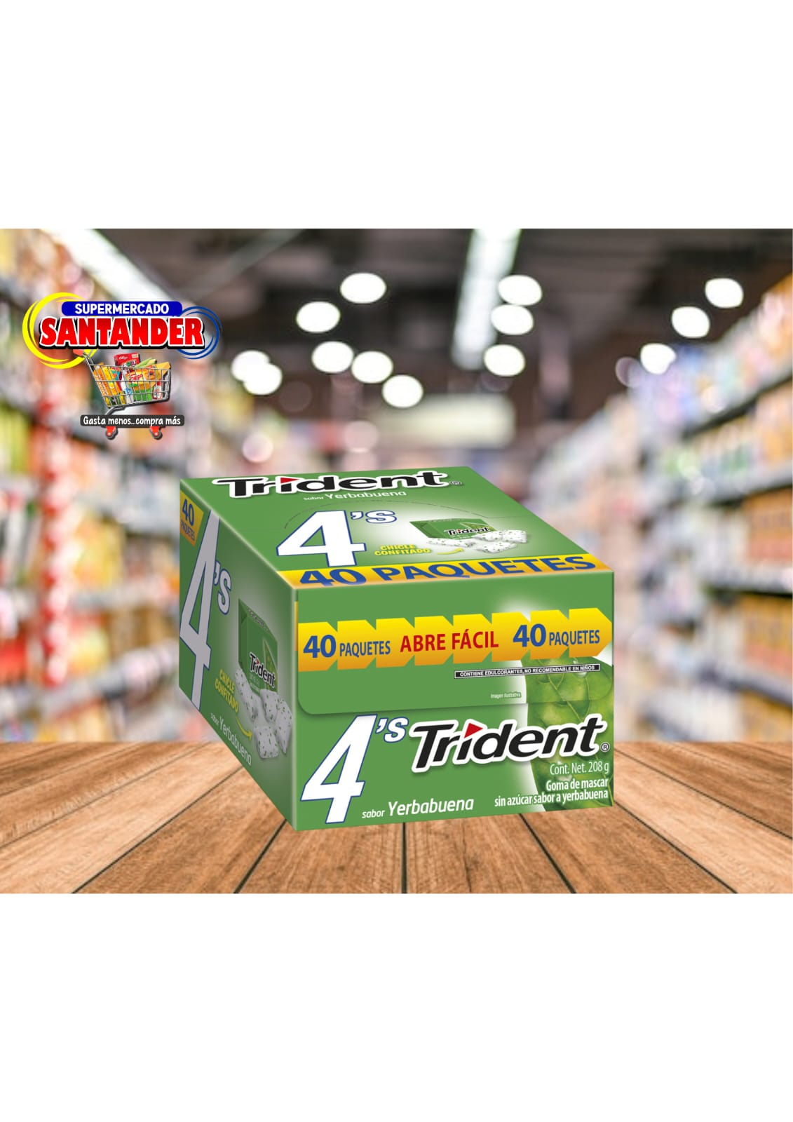 Caja de Trindent Sabor Yerbabuena  40 Unidades