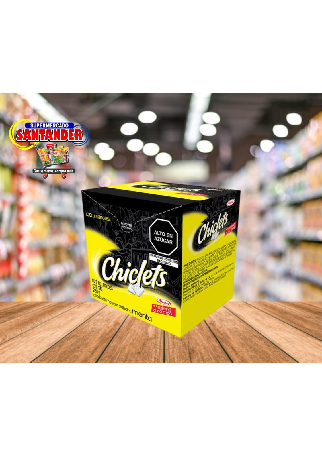 Caja de Chicles Chiclets