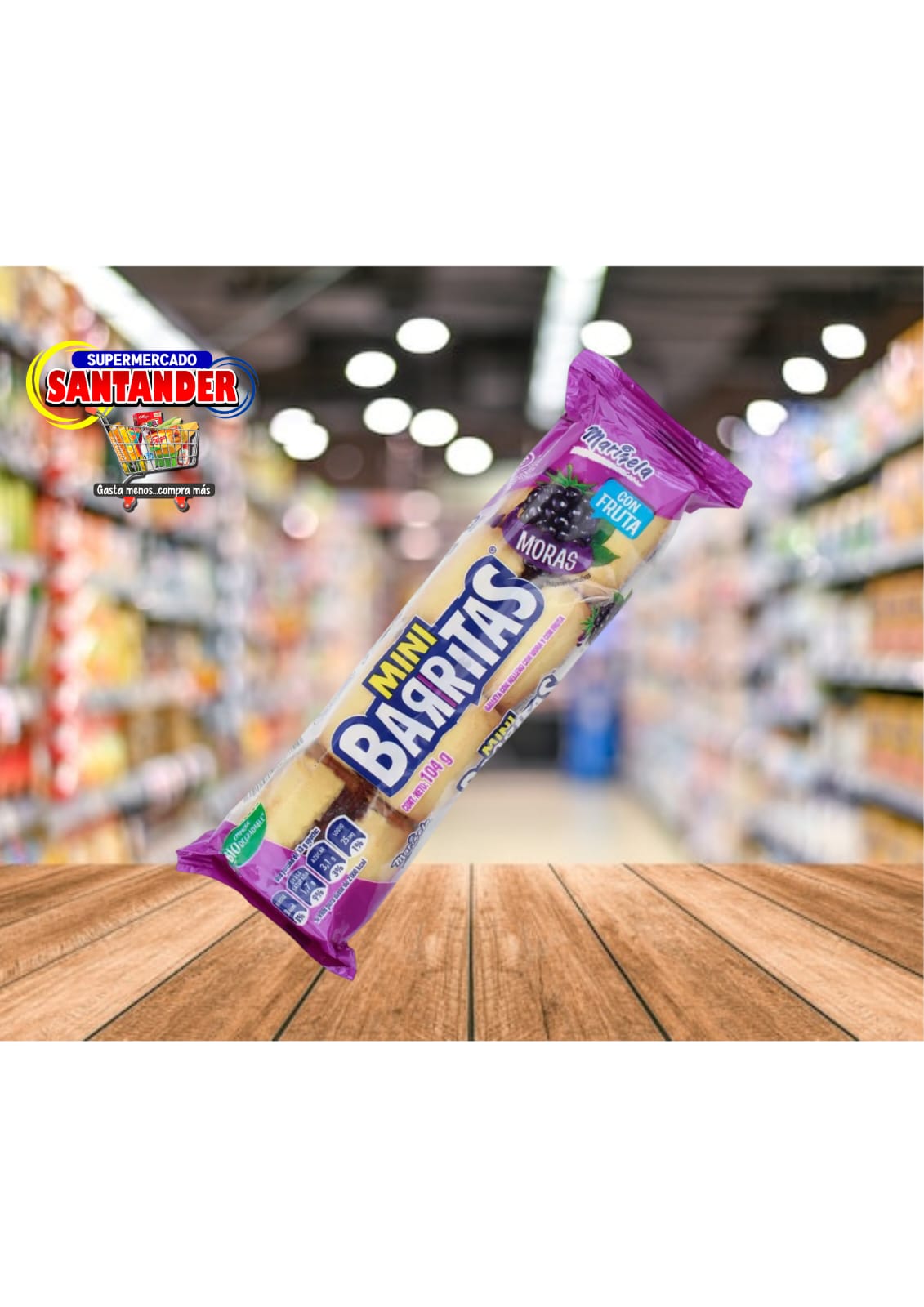 Mini Barritas Mora - 104Grs.