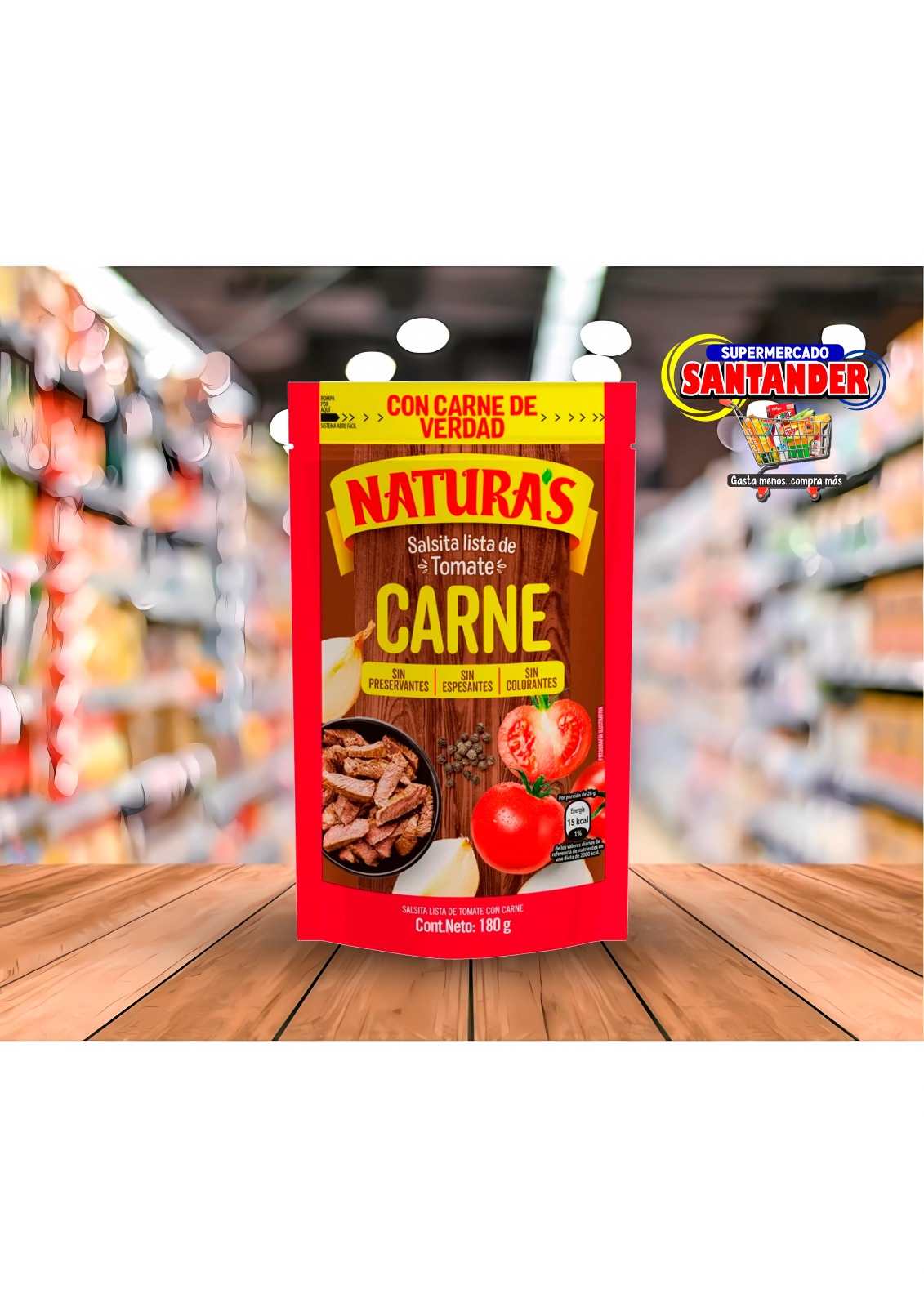 Salsa  de Tomate Naturas Carnes 180G 