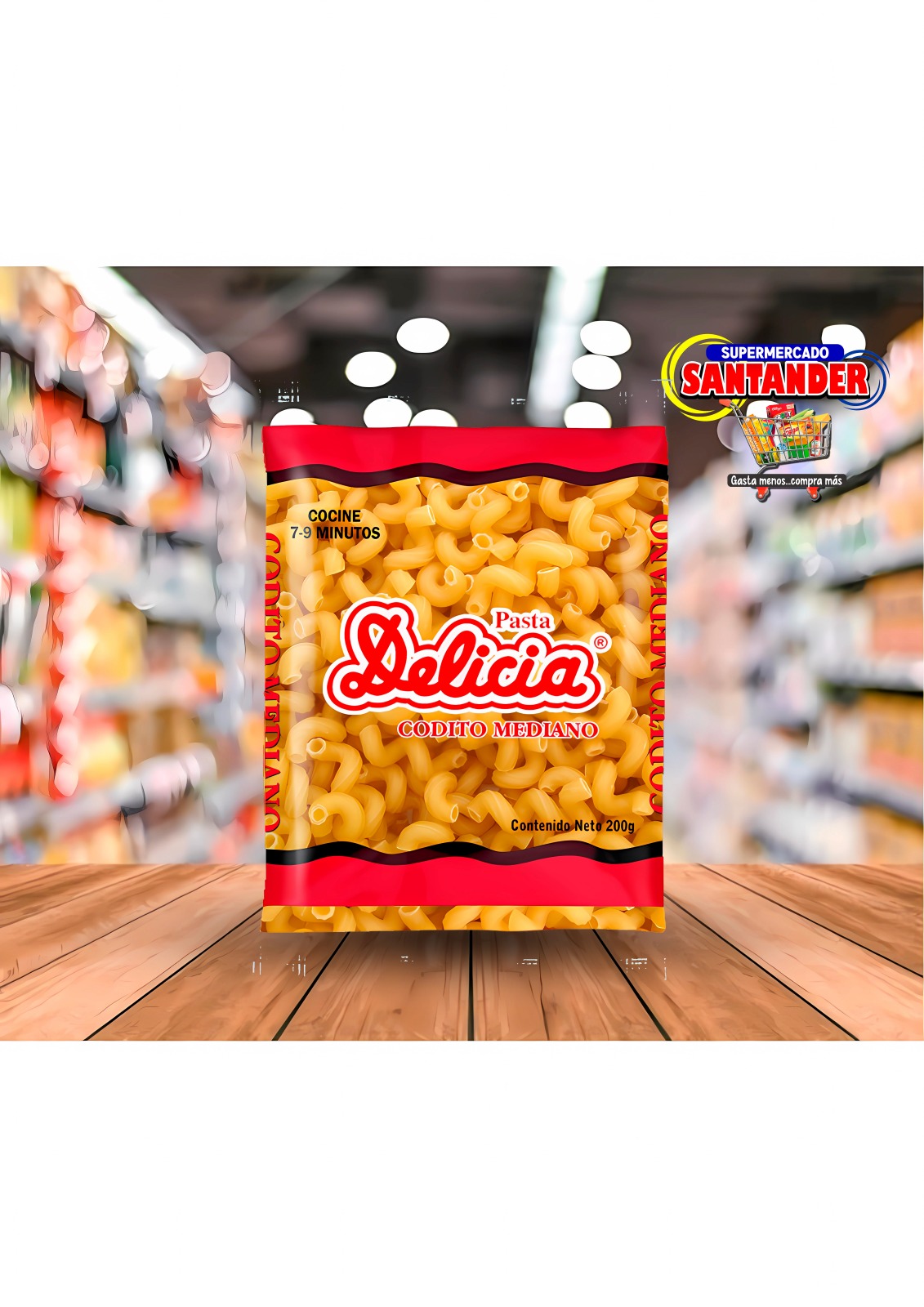 Pasta Delicia Codito Mediano 180Grs.