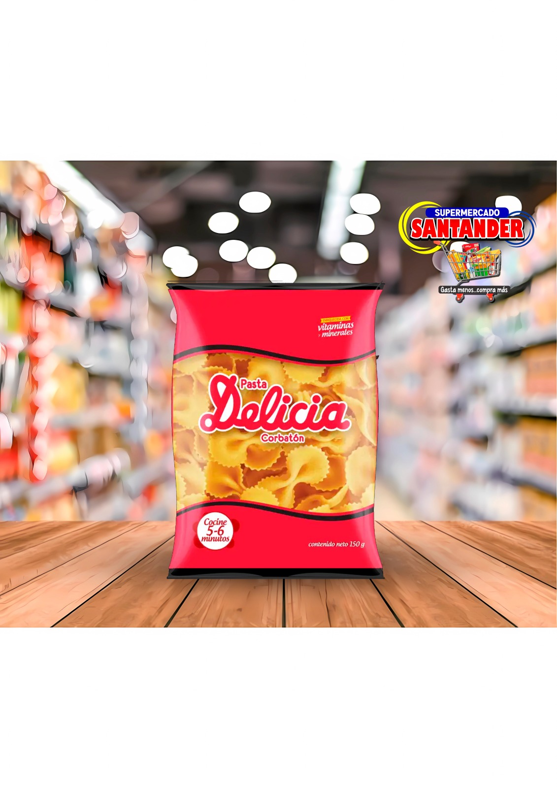 Pasta Delicia Corbatón 150Grs.