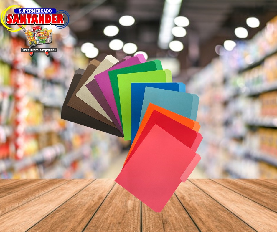 Folder de Colores Tamaño Carta