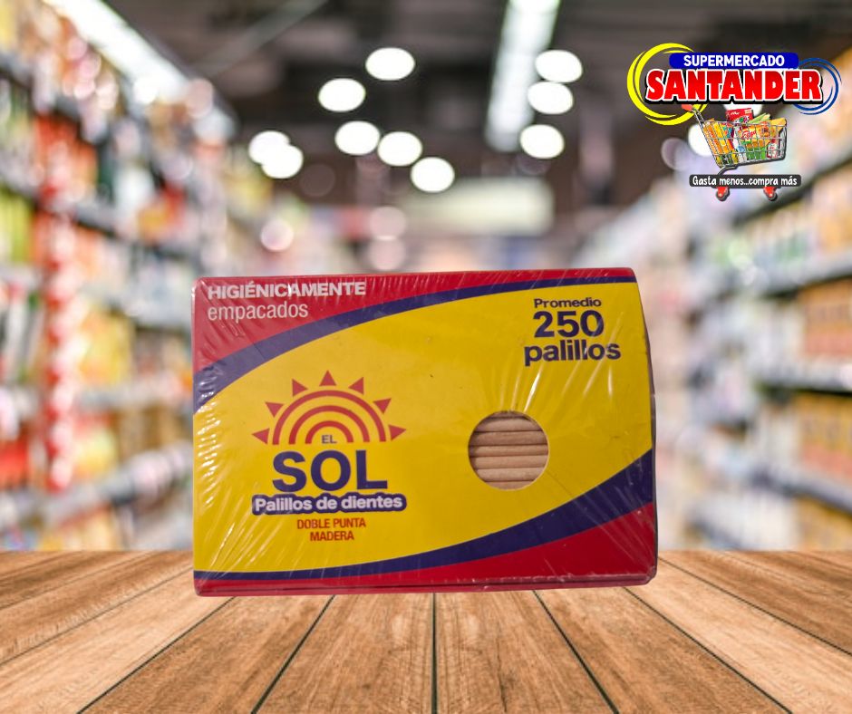 Palillos de Dientes Doble Punta de Madera