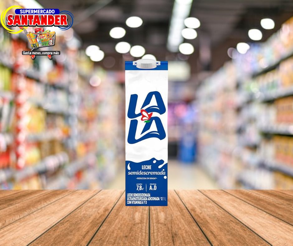 Leche Lala Semidescremada 1L