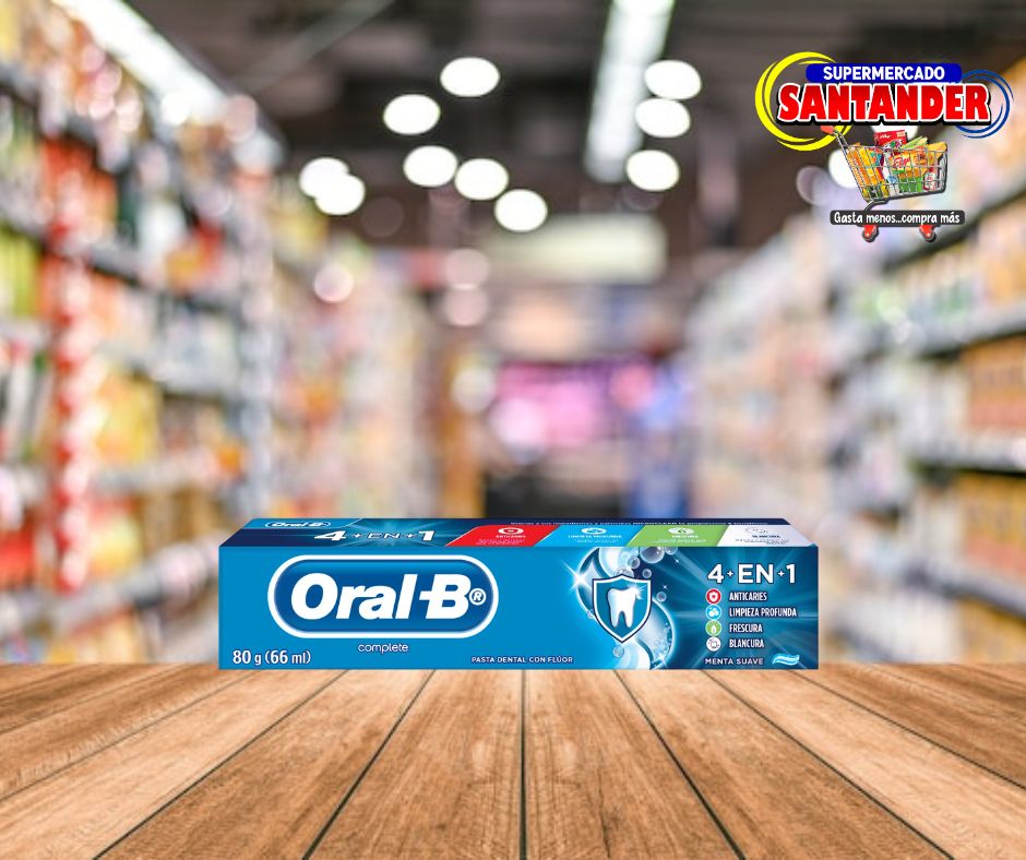 Pasta Dental Oral B 4 en 1 - 80Grs.