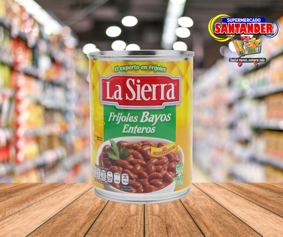 La Sierra Frijoles Bayos enteros - 560Grs