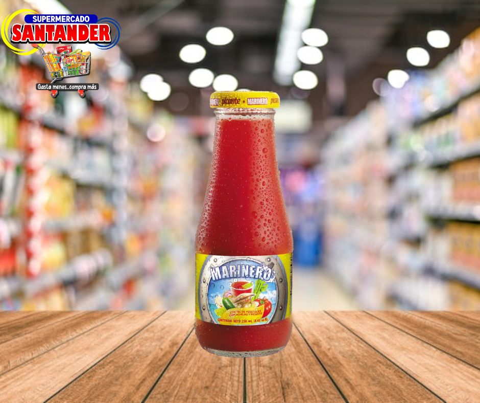 Marinero Coctel de Vegetales con Almejas Picante - 250ml